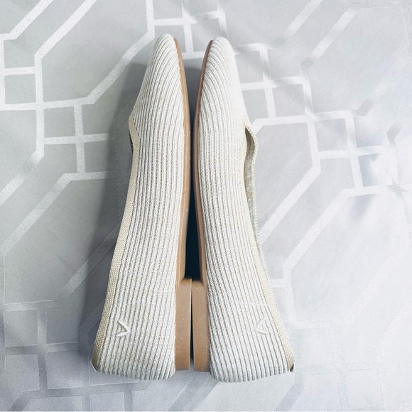 Vivaia Made with Hemp Square Toe Women's Shoes Flats Size 39 or 8 US in Almond - Picture 5 of 7